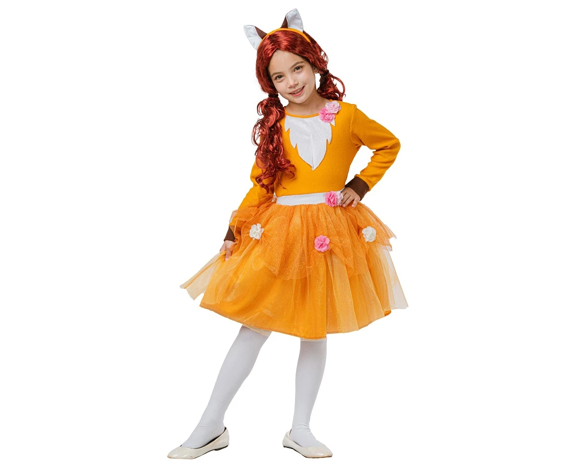 Role play-set for kids Fox (dress, hairband), size 130/140 cm